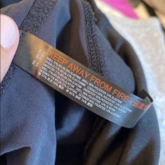 Free people movement born to run black zipper ankle athletic leggings Small - Picture 12 of 13